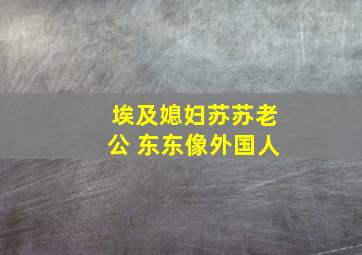 埃及媳妇苏苏老公 东东像外国人